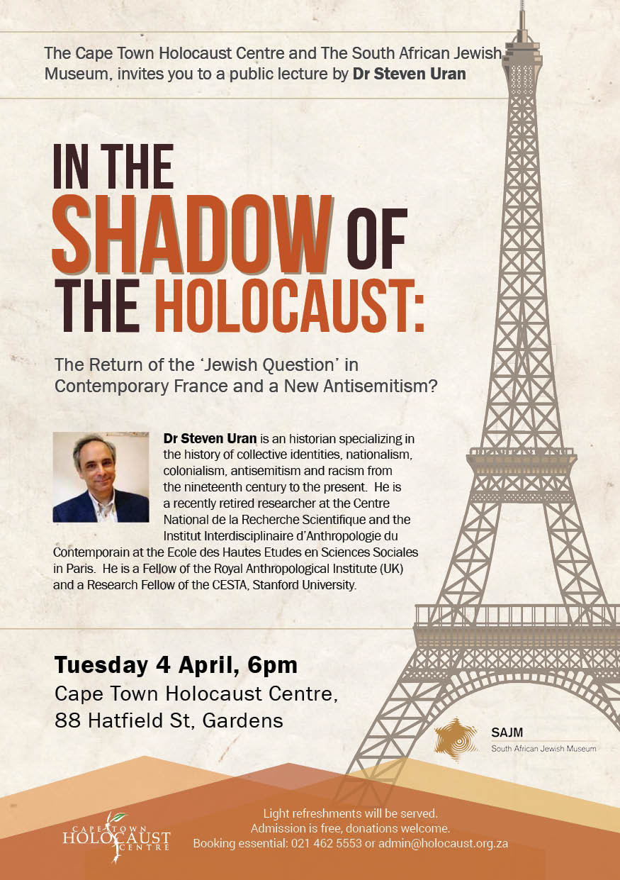 In the Shadow of the Holocaust South African History Online